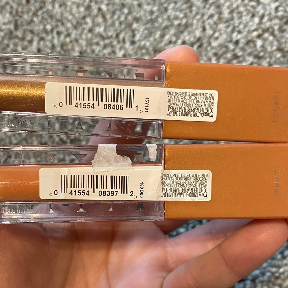 Maybelline Blush and Gold Lip Gloss Duo